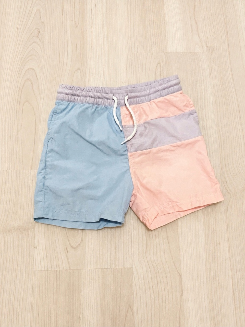 The Beaufort Bonnet Company | TBBC | Peach, Blue, and Purple Swim Trunks
